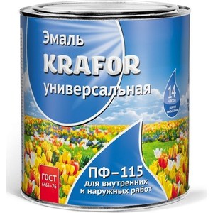 Эмаль универсальная KRAFOR ПФ-115 зеленое яблоко 20кг., ПФ-115 зеленое яблоко 20кг.
Эмаль универсальная KRAFOR ПФ-115 зеленое яблоко 20кг., ПФ-115 зеленое яблоко 20кг.