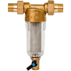 Фильтр предварительной очистки Гейзер Бастион 111 1/2" (для холодной воды d60) (32666)