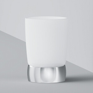 Стакан для ванной Am.Pm Sensation матовое стекло, хром (A3031300)
