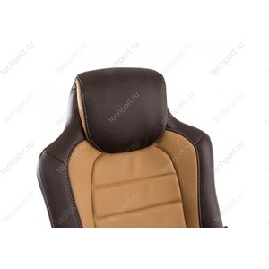 Компьютерное кресло Woodville Kadis коричневое/бежевое