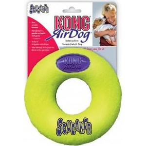 фото Игрушка kong air squeaker donut medium ''кольцо'' среднее 12см для собак