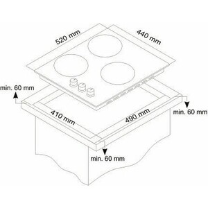 Газовая варочная панель Simfer H45V35O517