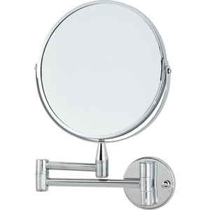 фото Зеркало косметическое swensa 20 см, настенное, хром (l08-8)