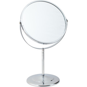 фото Зеркало косметическое swensa 20 см, настольное, хром (l01-8)