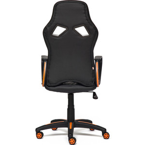 Кресло TetChair RUNNER кож. зам/ткань, черный/оранжевый, 36-6/tw07/tw-12