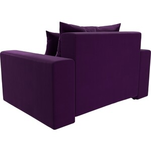 Кресло АртМебель Майами микровельвет фиолетовый