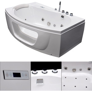 Акриловая ванна с гидромассажем Grossman 160x100x65 (GR-16010L), 160x100x65 (GR-16010L)
Акриловая ванна с гидромассажем Grossman 160x100x65 (GR-16010L), 160x100x65 (GR-16010L)