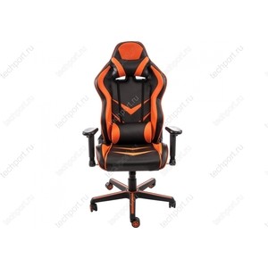 Компьютерное кресло Woodville Racer черное/оранжевое
