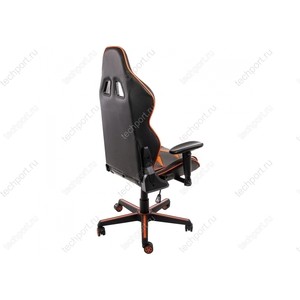 Компьютерное кресло Woodville Racer черное/оранжевое
