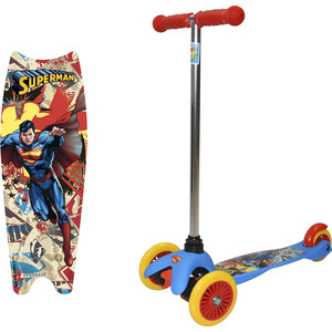 Самокат 3-х колесный 1Toy Superman, управление наклоном Т59561, Superman, управление наклоном Т59561
Самокат 3-х колесный 1Toy Superman, управление наклоном Т59561, Superman, управление наклоном Т59561