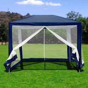 фото Садовый шатер с сеткой afina garden afm-1061nb blue