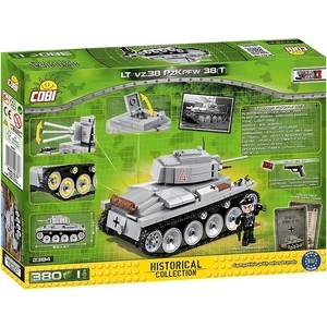 Конструктор COBI Пластиковый Танк LT vz.38 Panzer 38t - COBI-2384, Пластиковый Танк LT vz.38 Panzer 38t - COBI-2384
Конструктор COBI Пластиковый Танк LT vz.38 Panzer 38t - COBI-2384, Пластиковый Танк LT vz.38 Panzer 38t - COBI-2384