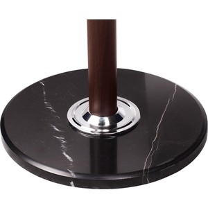 Вешалка-стойка Brabix CR0282 металл/мрамор 1,8 м на диске диаметр 38 см, 6 крючков + 4 дополнительных, коричневая (601745)