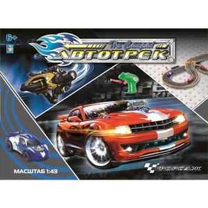 Автотрек 1Toy 1:43 с 2 машинками, 2 полосы движения (Т10185), 1:43 с 2 машинками, 2 полосы движения (Т10185)
Автотрек 1Toy 1:43 с 2 машинками, 2 полосы движения (Т10185), 1:43 с 2 машинками, 2 полосы движения (Т10185)