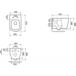 Унитаз подвесной безободковый BelBagno Prado тонкое сиденье микролифт (BB10150CH, BB10150SC)