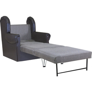 Кресло-кровать Шарм-Дизайн Классика М рогожка коричневый