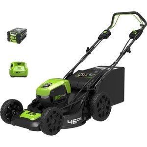 Газонокосилка аккумуляторная GreenWorks GD80LM46SPK4 (2501007UB), GD80LM46SPK4 (2501007UB)
Газонокосилка аккумуляторная GreenWorks GD80LM46SPK4 (2501007UB), GD80LM46SPK4 (2501007UB)