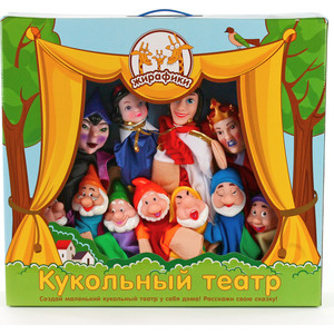 Кукольный театр Жирафики ''Белоснежка'', 11 кукол (68352), "Белоснежка", 11 кукол (68352)
Кукольный театр Жирафики ''Белоснежка'', 11 кукол (68352), "Белоснежка", 11 кукол (68352)