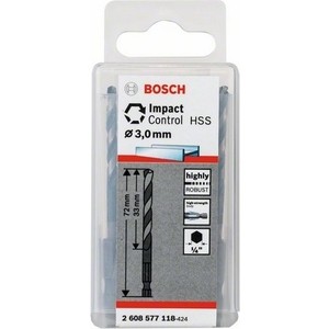 Сверло по металлу Bosch 10шт Impact Control с шестигранным хвостовиком 3 мм (2.608.577.118), 10шт Impact Control с шестигранным хвостовиком 3 мм (2.608.577.118)
Сверло по металлу Bosch 10шт Impact Control с шестигранным хвостовиком 3 мм (2.608.577.118), 10шт Impact Control с шестигранным хвостовиком 3 мм (2.608.577.118)