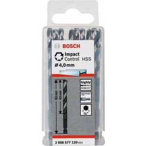 Сверло по металлу Bosch 10шт Impact Control с шестигранным хвостовиком 4 мм (2.608.577.120), 10шт Impact Control с шестигранным хвостовиком 4 мм (2.608.577.120)
Сверло по металлу Bosch 10шт Impact Control с шестигранным хвостовиком 4 мм (2.608.577.120), 10шт Impact Control с шестигранным хвостовиком 4 мм (2.608.577.120)