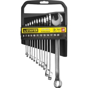 Набор ключей комбинированных Stayer 12шт 6-22 мм (27083-H12), 12шт 6-22 мм (27083-H12)
Набор ключей комбинированных Stayer 12шт 6-22 мм (27083-H12), 12шт 6-22 мм (27083-H12)