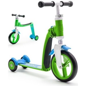 фото Беговел-самокат scoot&ride (трансформер) highway baby plus (зелено-голубой)