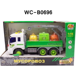 Машинка электромеханическая Abtoys Мусоровоз (для контейнеров) 1:16 (WY320B), Мусоровоз (для контейнеров) 1:16 (WY320B)
Машинка электромеханическая Abtoys Мусоровоз (для контейнеров) 1:16 (WY320B), Мусоровоз (для контейнеров) 1:16 (WY320B)