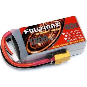 Аккумулятор Fullymax LiPo 14.8V 1300мАч 40C - FB1300XP-4S, LiPo 14.8V 1300мАч 40C - FB1300XP-4S
Аккумулятор Fullymax LiPo 14.8V 1300мАч 40C - FB1300XP-4S, LiPo 14.8V 1300мАч 40C - FB1300XP-4S