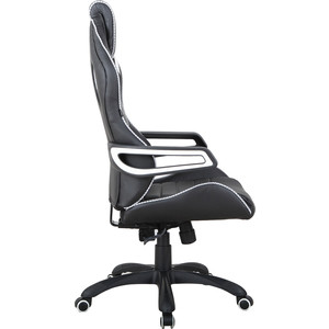 Кресло компьютерное Brabix Techno Pro GM-003 экокожа, черное/серое, вставки серые (531814)