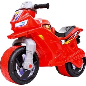фото Каталка-мотоцикл rt ор501в6 беговел racer rz 1, цвет красный