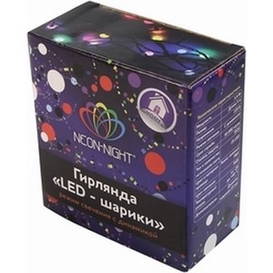 Neon-Night Гирлянда ''Мультишарики'' d 38 мм, 10 м, черный ПВХ, 40 диодов, цвет белый, Гирлянда "Мультишарики" d 38 мм, 10 м, черный ПВХ, 40 диодов, цвет белый
Neon-Night Гирлянда ''Мультишарики'' d 38 мм, 10 м, черный ПВХ, 40 диодов, цвет белый, Гирлянда "Мультишарики" d 38 мм, 10 м, черный ПВХ, 40 диодов, цвет белый