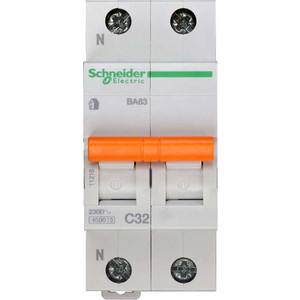 Выключатель автоматический модульный Schneider Electric 2п (1P+N) C 32А 4.5кА BA63 Домовой SchE 11216, 2п (1P+N) C 32А 4.5кА BA63 Домовой SchE 11216
Выключатель автоматический модульный Schneider Electric 2п (1P+N) C 32А 4.5кА BA63 Домовой SchE 11216, 2п (1P+N) C 32А 4.5кА BA63 Домовой SchE 11216