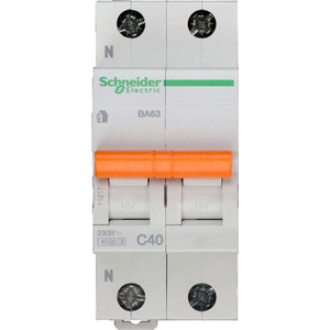 Выключатель автоматический модульный Schneider Electric 2п (1P+N) C 40А 4.5кА BA63 Домовой SchE 11217, 2п (1P+N) C 40А 4.5кА BA63 Домовой SchE 11217
Выключатель автоматический модульный Schneider Electric 2п (1P+N) C 40А 4.5кА BA63 Домовой SchE 11217, 2п (1P+N) C 40А 4.5кА BA63 Домовой SchE 11217