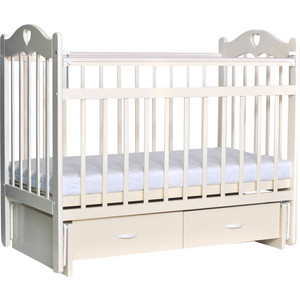 Кроватка Everflo Love c ящиком и маятником ivory ES-002 (ПП100004297), Love c ящиком и маятником ivory ES-002 (ПП100004297)
Кроватка Everflo Love c ящиком и маятником ivory ES-002 (ПП100004297), Love c ящиком и маятником ivory ES-002 (ПП100004297)