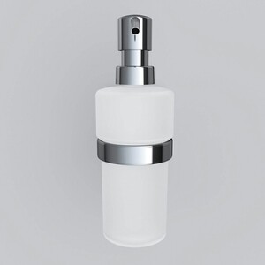 Дозатор жидкого мыла Am.Pm Sense L матовое стекло, хром (A7436900)