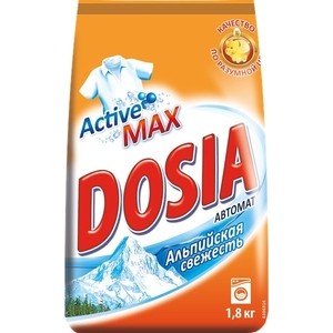 Стиральный порошок Dosia AUTOMAT Альпийская свежесть, 1,8 кг, AUTOMAT Альпийская свежесть, 1,8 кг
Стиральный порошок Dosia AUTOMAT Альпийская свежесть, 1,8 кг, AUTOMAT Альпийская свежесть, 1,8 кг