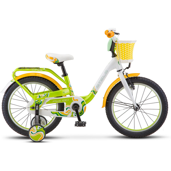 Велосипед Stels 18 Pilot 180 V010 (Зелёный/Оранжевый) LU075251