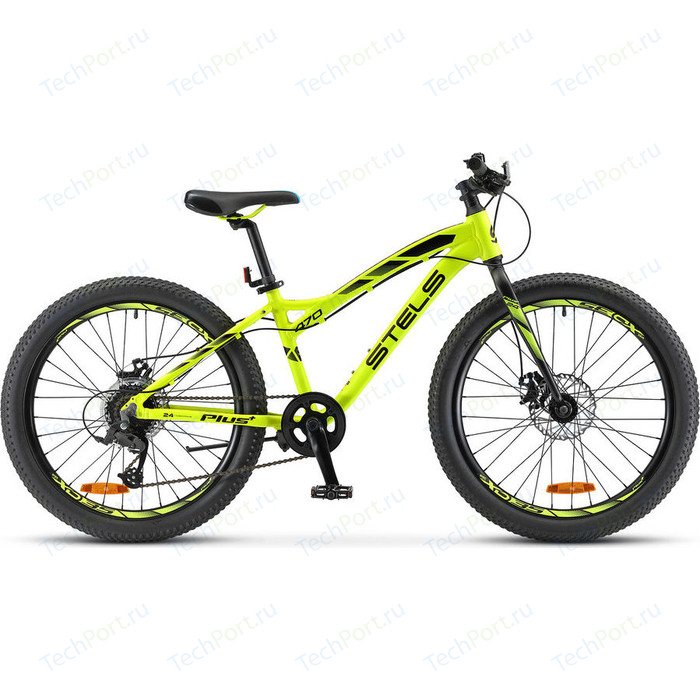 Велосипед Stels Navigator 470 MD 24+ V010 (2018) 13.5 Неоновый лайм велосипед stels navigator 670 md 2015
