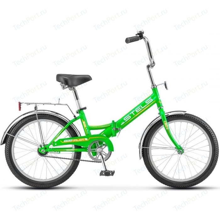 Велосипед Stels 20 Pilot 310 20 Z011 (Зелёный/Жёлтый) 2020 LU077119 велосипед stels pilot 350 20 z011 2017