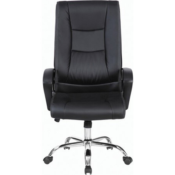 Кресло офисное Brabix Forward EX-570 хром, экокожа черное