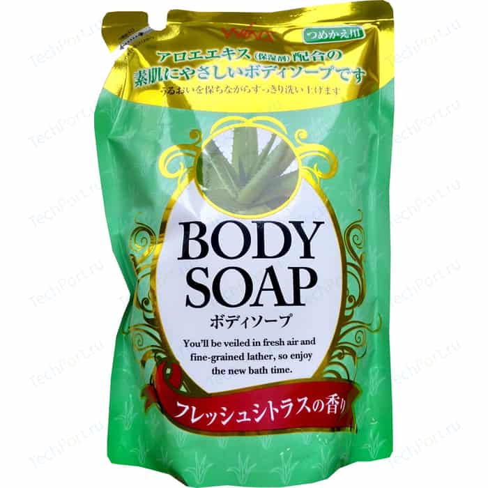 Гель для душа WINS Aloe увлажняющий с экстрактом алоэ (запаска) 400 мл
