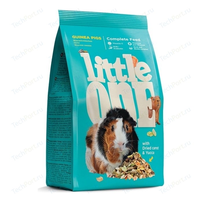 Корм Little One Guinea Pigs with Dried Carrot & Yucca с сушеной морковью и юккой для морских свинок 15кг guinea pigs in your life