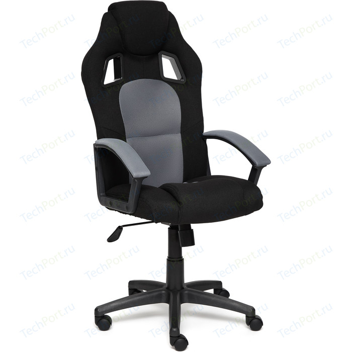 Кресло TetChair DRIVER ткань черный/серый 2603/12