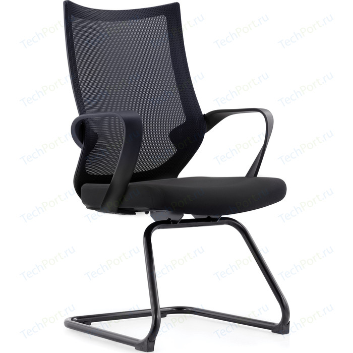 Кресло офисное NORDEN Спэйс CF/ черная краска/серая сетка/черная ткань