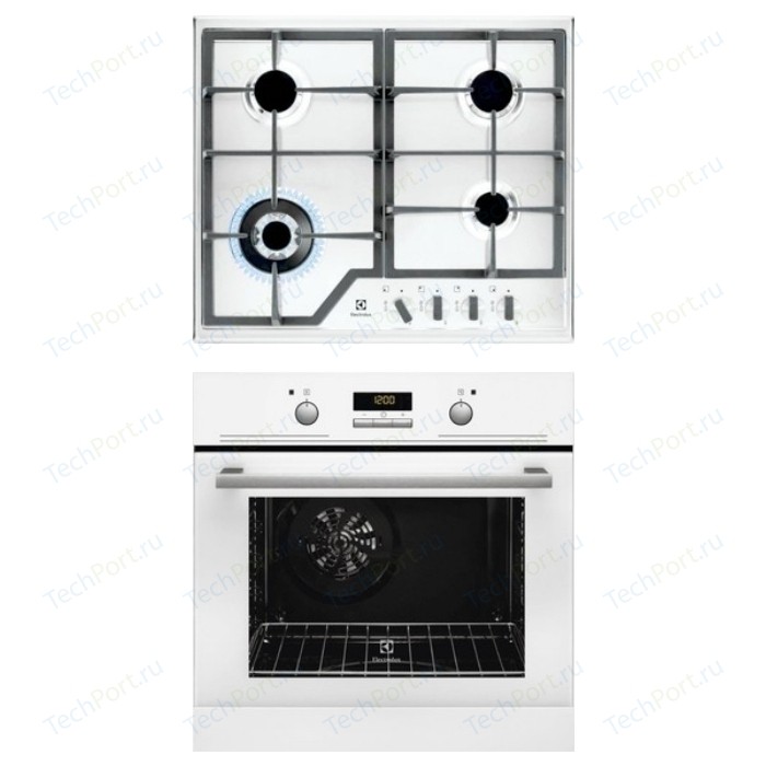 Встраиваемый электрический духовой шкаф electrolux ezb52410aw white