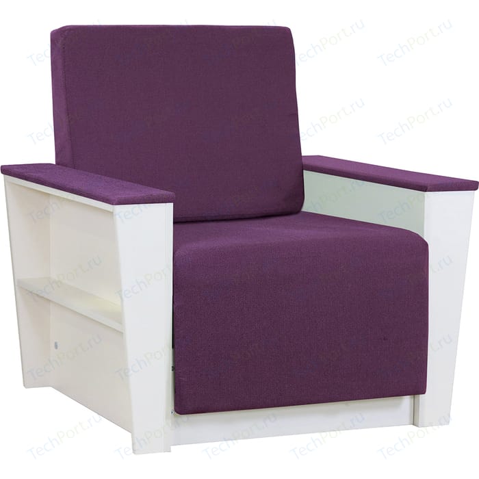 Кресло Шарм-Дизайн Бруно 2 рогожка фиолетовый кровать