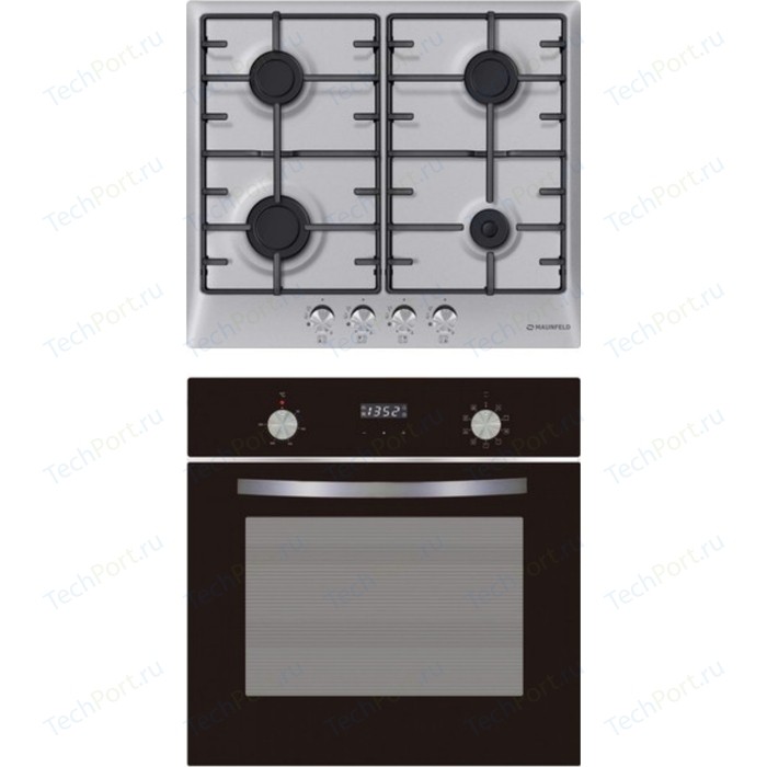 Встраиваемый комплект MAUNFELD EGHS.64.3ES/G + EOEM.589B cooking panel maunfeld eghs 64 3cs g stainless steel