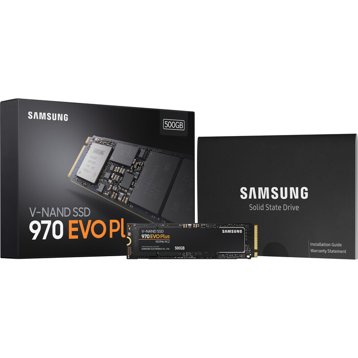 SSD накопитель Samsung 500Gb 970 EVO Plus M.2 MZ-V7S500BW ssd накопитель samsung 870 evo 500gb sata 2 5 mz 77e500bw