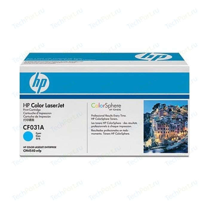 Картридж HP cyan CM4540 (CF031A) картридж hp cf031a