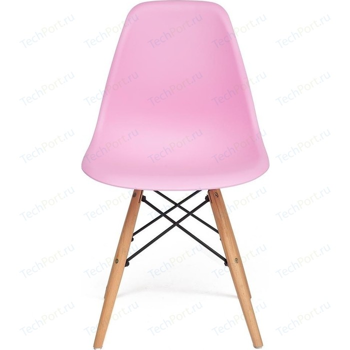 Стул TetChair Secret De Maison CINDY (EAMES) (mod. 001) дерево натуральный, металл черный, сиденье light pink этажерка tetchair secret de maison 001 butter white 10653